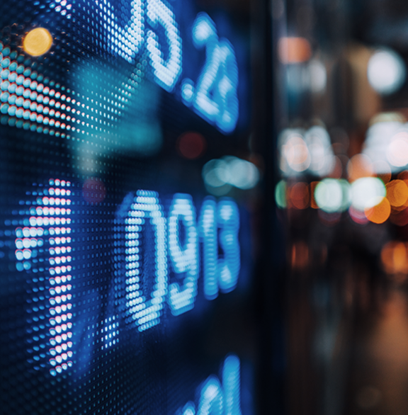 Stock market display